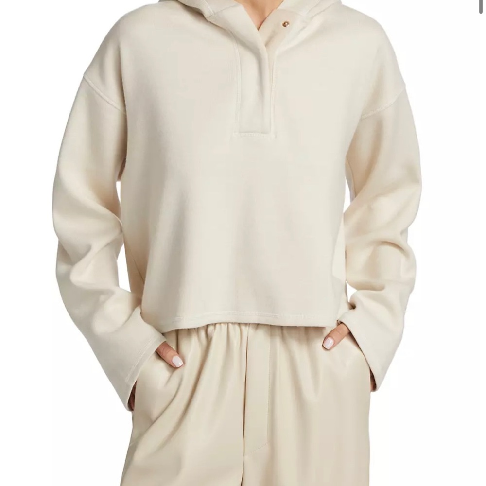 COPY - Splendid Marley Hooded Sweatshirt with Gold Snaps size S
